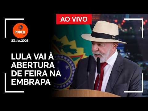 Lula participa da abertura da feira Brasil na Mesa na Embrapa